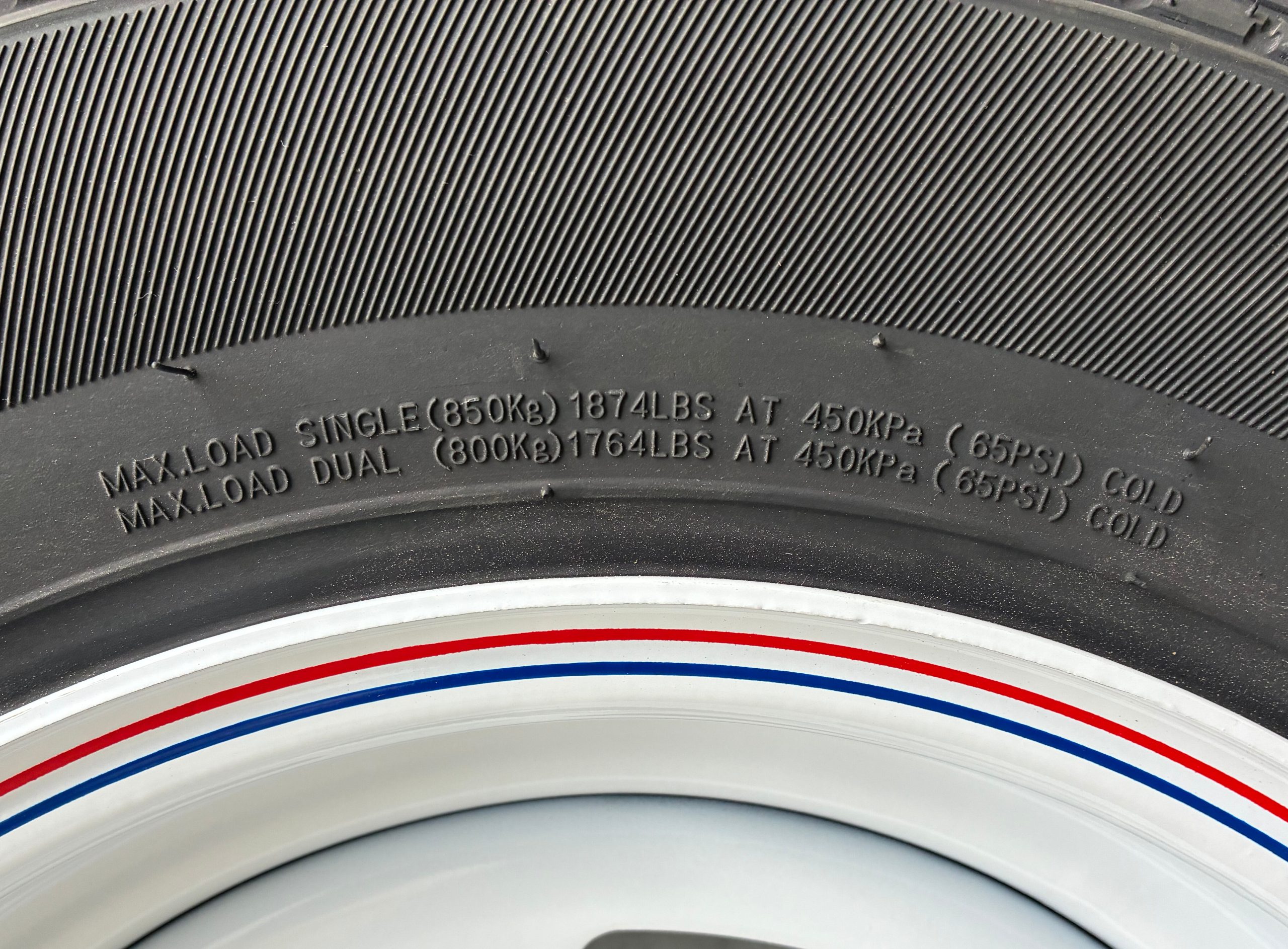 Load rating for trailer tyres in Australia