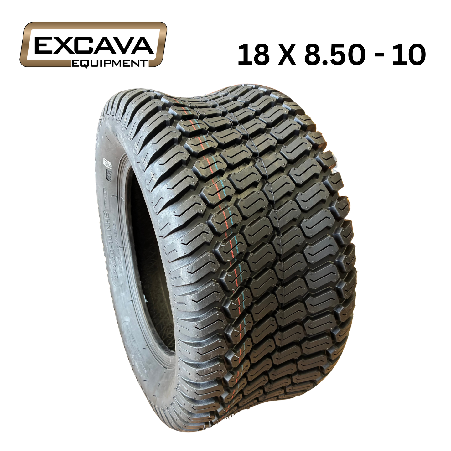 New 18x8.50-10 tyres to fit ride on mowers and mini loaders, perfect for working on lawns