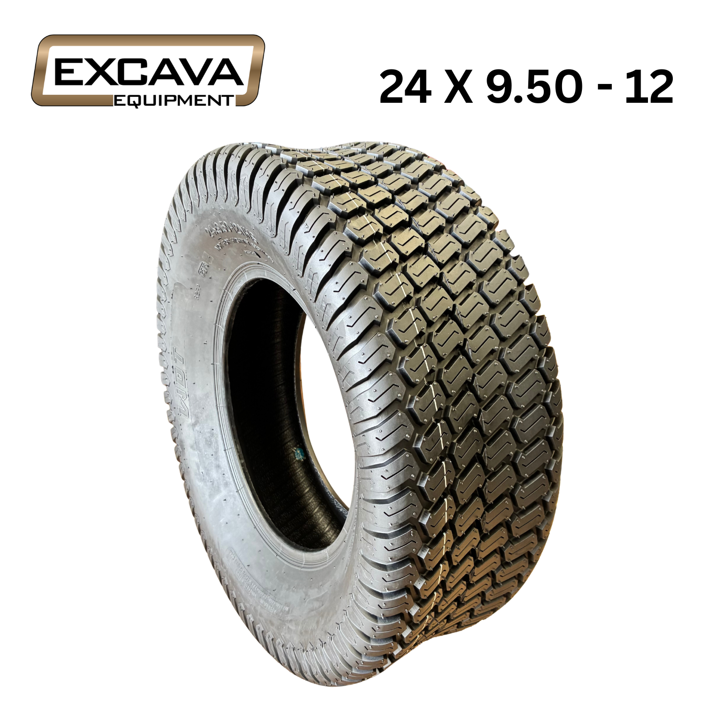 Replacement 24x9.50-12 tyres to replace worn tyres on ride on mowers and zero turns